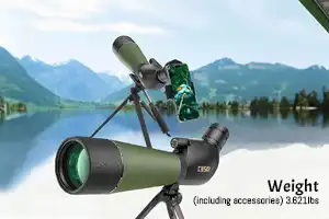 gosky 60x80 spotting scope weight